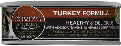 dave's Turkey Formula 5.5oz, Cat