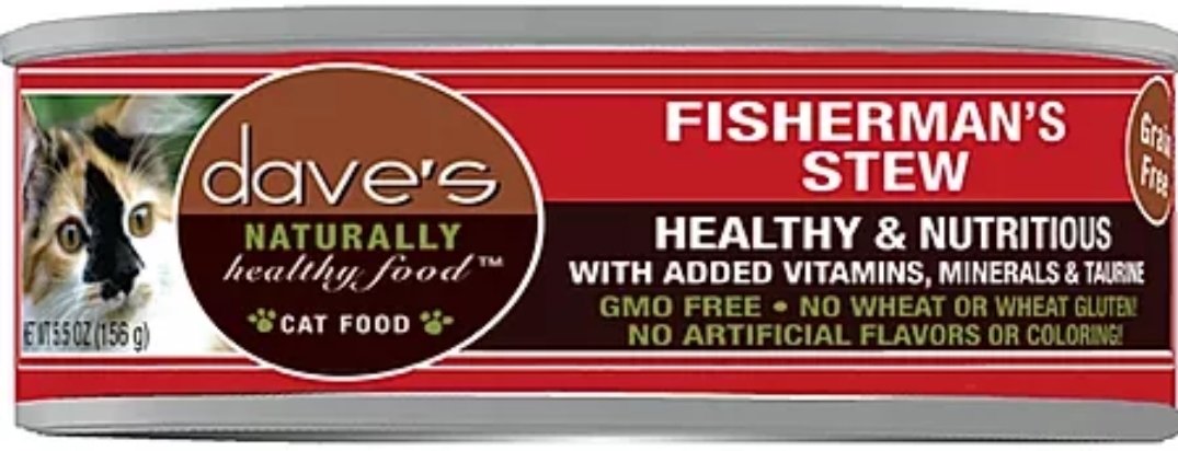 Dave's Shred Fisherman's Stew 5.5oz, Cat