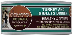 dave's Turkey & Giblets Dinner 3oz Cat