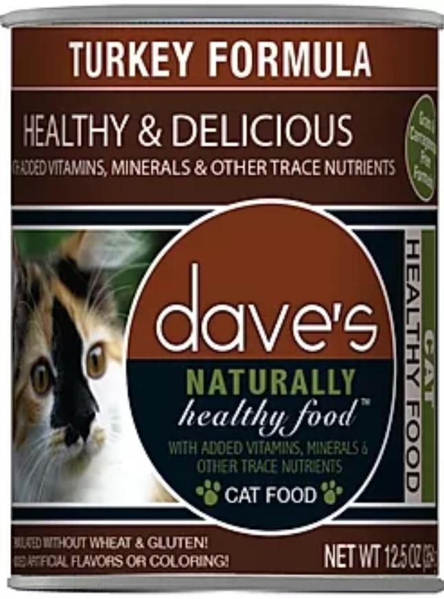 dave's Turkey Formula 12.5oz, Cat