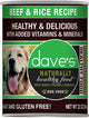 dave's Beef & Rice Recipe 22oz, Dog