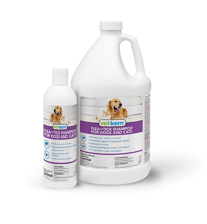 Vet-Kem Flea & Tick Shampoo 12oz