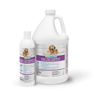 Vet-Kem Flea & Tick Shampoo 12oz