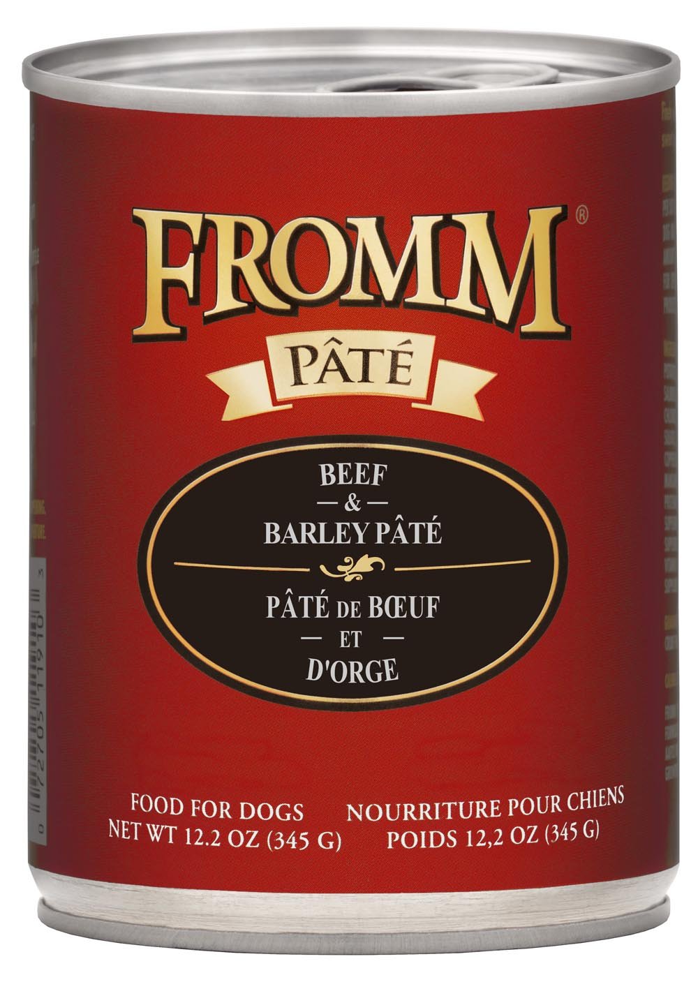 Fromm Gold Dog Beef Barley Pate' 12.2oz