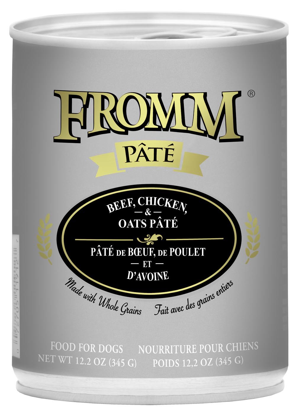 Fromm Pate Beef/Chkn/Oats 12.2oz Dog