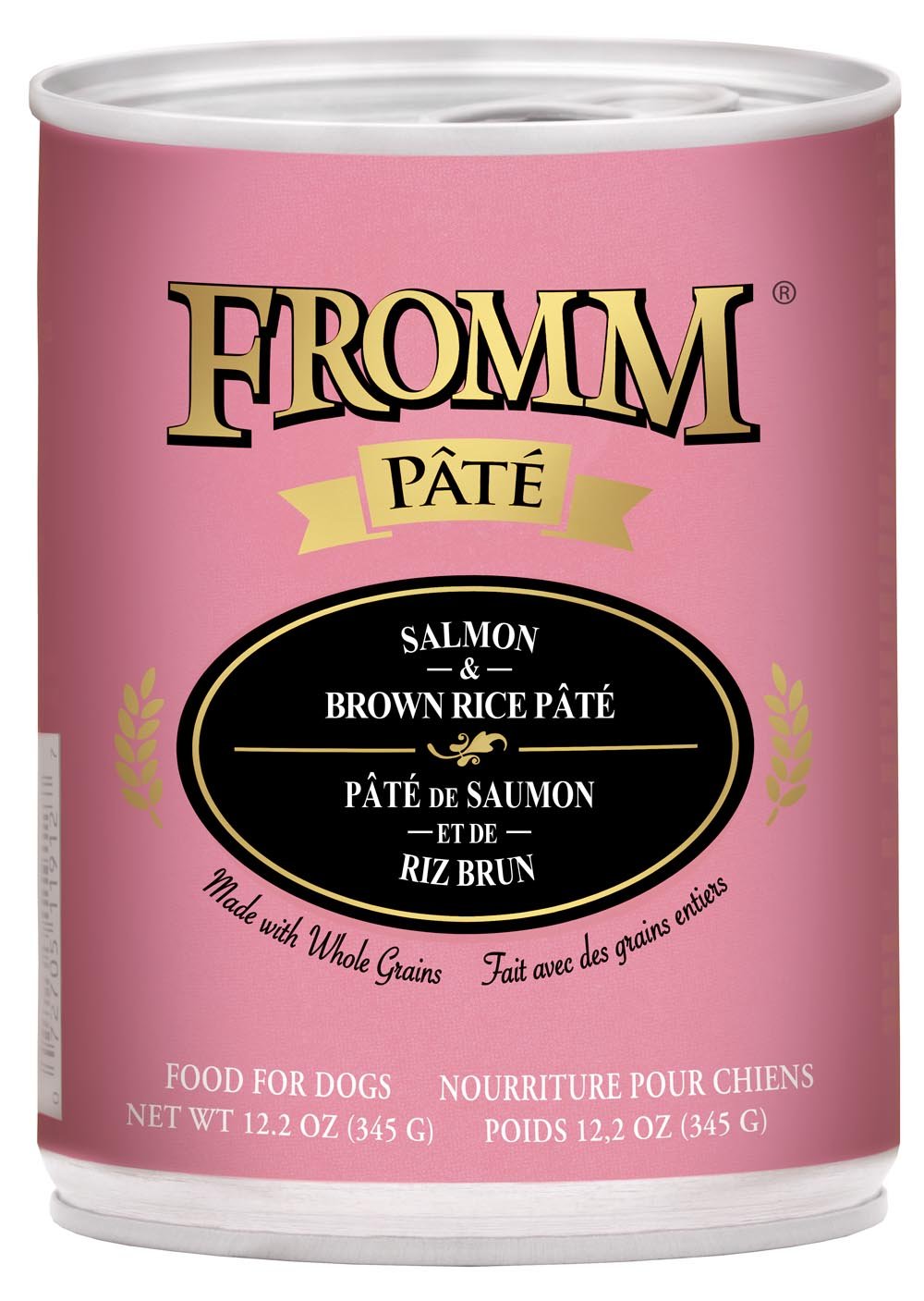 Fromm Pate Salmon Br Rice 12.2oz Dog