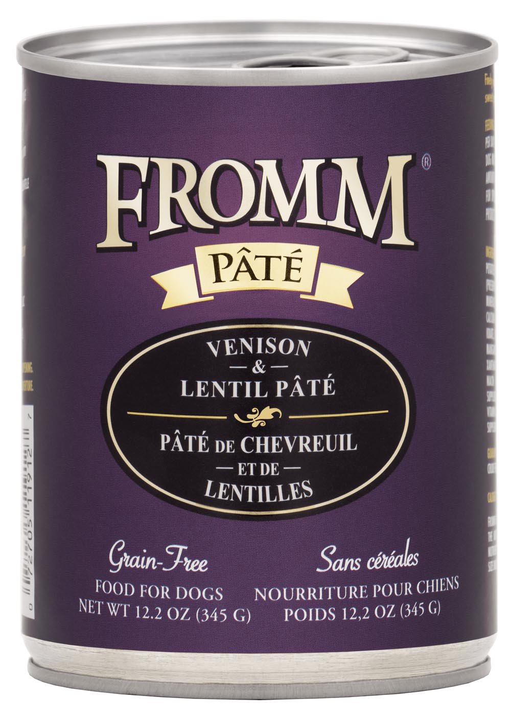 Fromm GF Venison Lentil Pate' Dog 12.2o