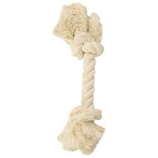 Mammoth Flossy Chew Dog Chew Toy Small White