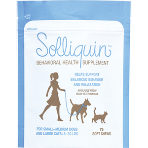 Solliquin Behavioral Supp. 8-30 lbs Soft Chews 75 count bag