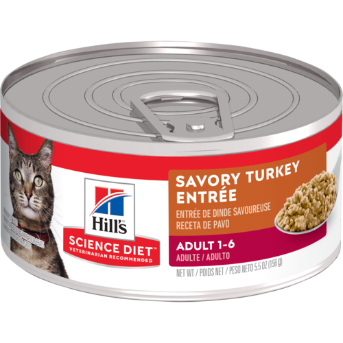 Sci Diet Cat Adult G Turkey Entree 5.5oz