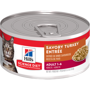 Sci Diet Cat Adult G Turkey Entree 5.5oz